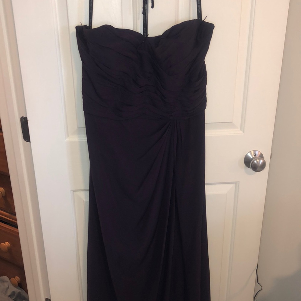 Purple brides maid dress by Bill Levkoff size 22